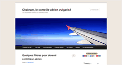 Desktop Screenshot of controle-aerien.chakram.info